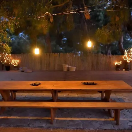 Glamping At A Lovely Tent In Skiaxtro- Marathopoli Exterior photo