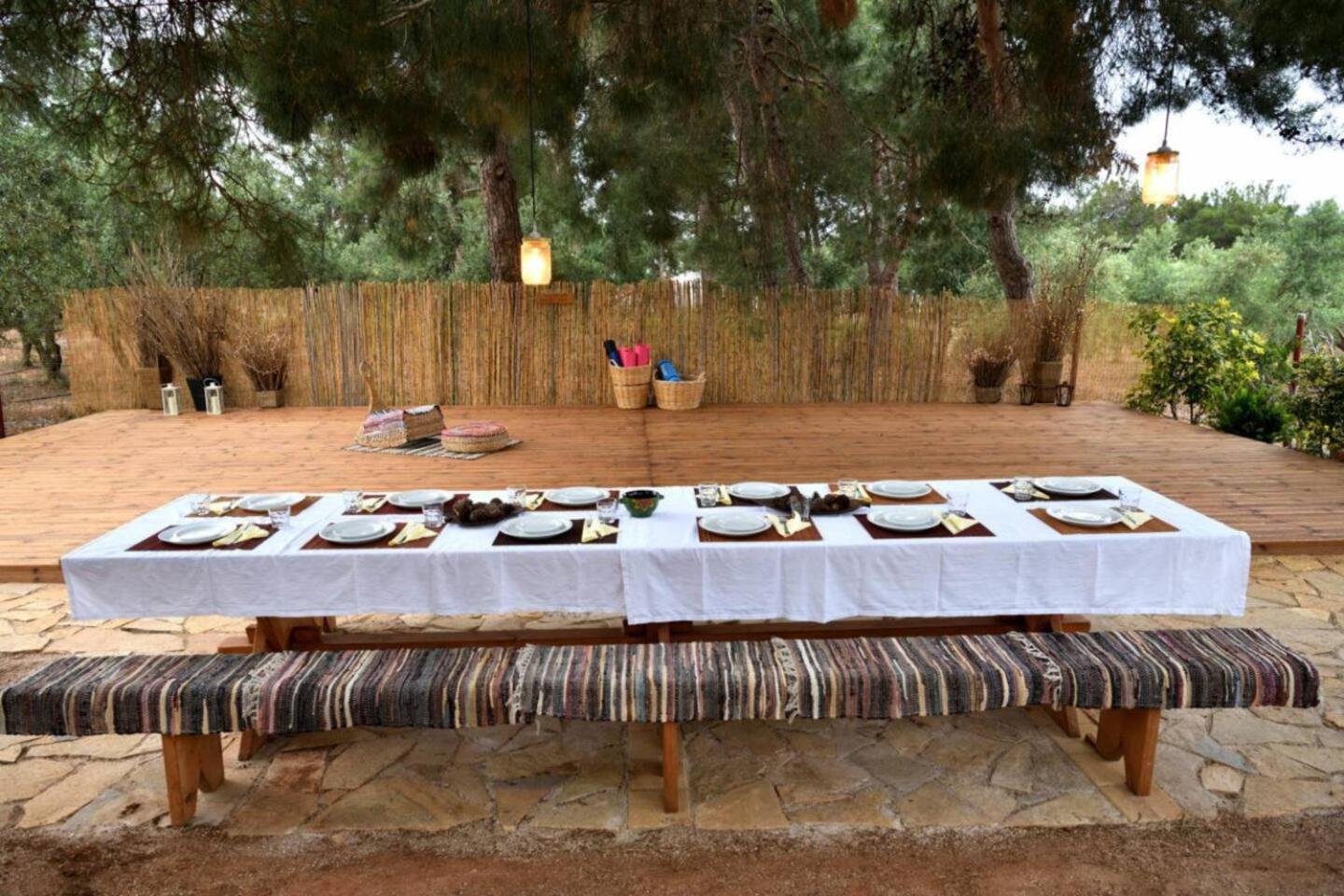 Glamping At A Lovely Tent In Skiaxtro- Hébergement de vacances Marathopoli